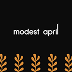 Modest April